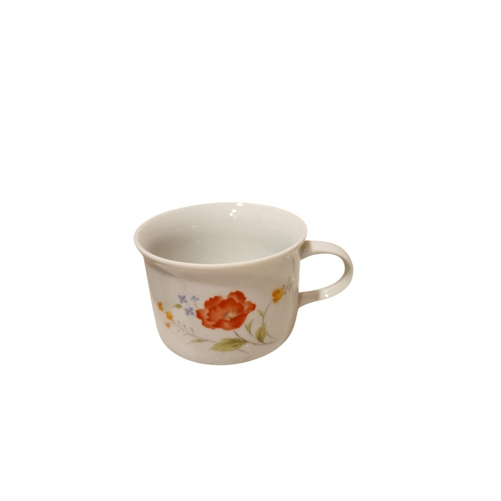 Hearthside Bake N' Serve Soup Mugs‎ 14 oz Floral Porcelain Set of 4 Japan